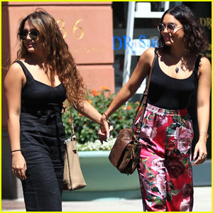 Vanessa Hudgens Hangs With Sister Stella in Beverly Hills