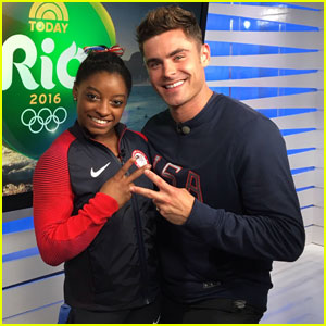 Zac Efron Says He Was Nervous to Meet Simone Biles & the Final Five