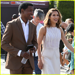 Allison Holker & Babyface Stop by 'Extra' After Surviving First DWTS Elimination