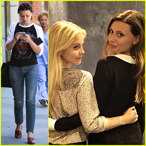 Aly Michalka Takes Care of Business After DragonCon in Atlanta