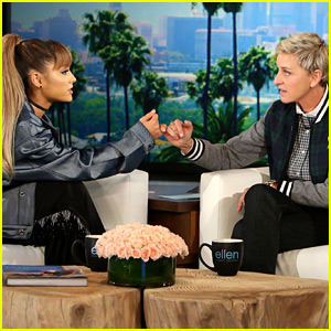 Ariana Grande Tries to Avoid Mac Miller Talk on 'Ellen'