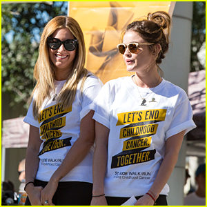Lucy Hale & Ashley Tisdale Walk To End Childhood Cancer with St. Jude