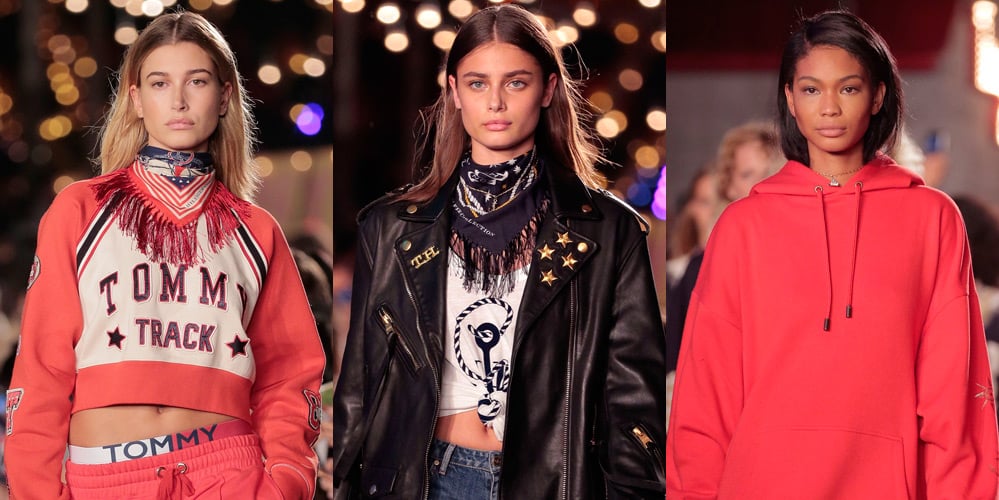 Hailey Baldwin & Chanel Iman Walk in Tommy Hilfiger’s NYFW Show!
