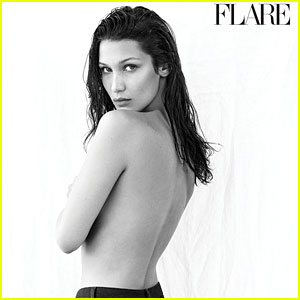 Bella Hadid Covers 'Flare' October 2016