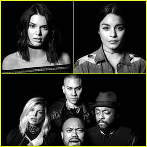Kendall Jenner, Vanessa Hudgens, & More Star in 'Where Is the Love?' Remake Video