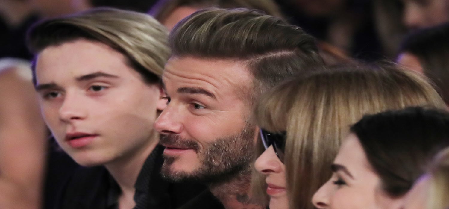 Brooklyn Beckham Supports Mom Victoria at New York Fashion Week