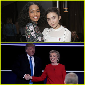 Rowan Blanchard, Yara Shahidi & More Young Stars Tweet About First Presidential Debate