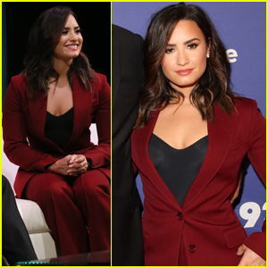 Demi Lovato Takes the Stage at the Social Good Summit