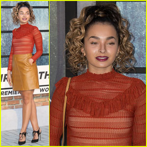 Ella Eyre Looks Flawless for 'Girl on the Train' London Premiere
