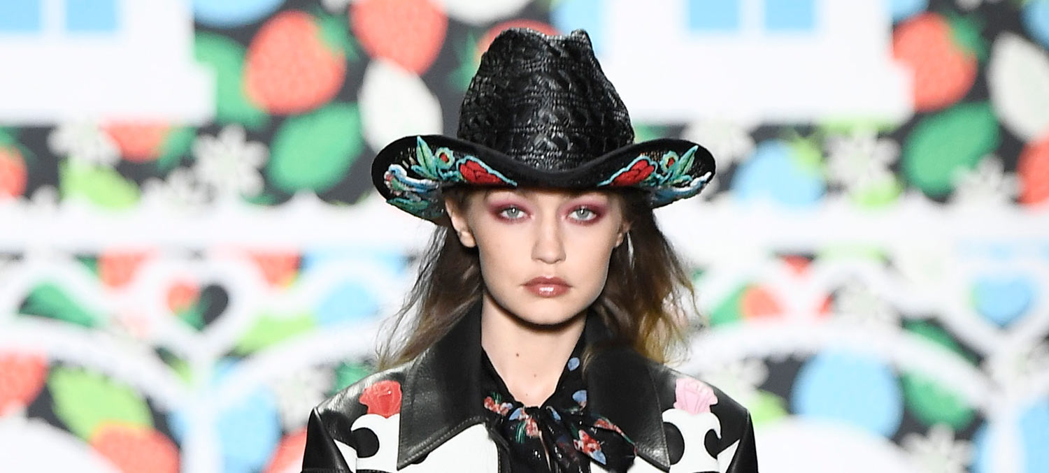 Gigi Hadid Shares the Anna Sui Runway with Younger Sis Bella