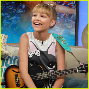 Grace VanderWaal Wears Cute Cat Outfit For 'Access Hollywood Live' Interview