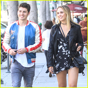 Gregg Sulkin Hangs With Model Lyzy Adler After Wrapping 'Drink Slay Love'