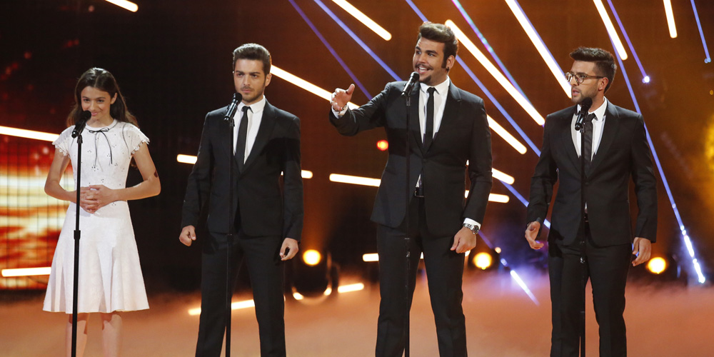 Il Volo Get Sofie Dossi And Laura Bretan Involved In ‘nessum Dorma Performance On ‘americas Got 