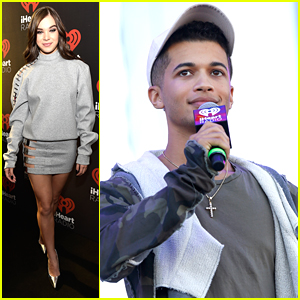 Jordan Fisher Introduces Hailee Steinfeld at iHeartRadio Music Festival's Daytime Village