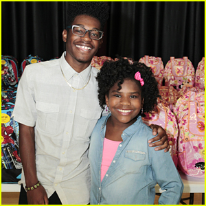 Kamil McFadden & Trinitee Stokes Team Up for Disney's Summer of Service Campaign Event