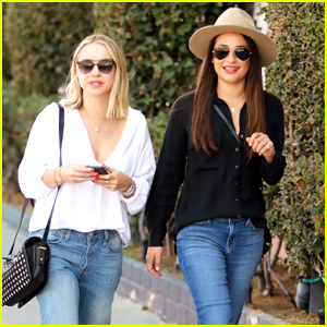 Lea Michele & Becca Tobin Lunch Together After the Beyonce Concert