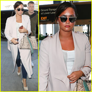 Demi Lovato Jets Off to Visit The Vatican