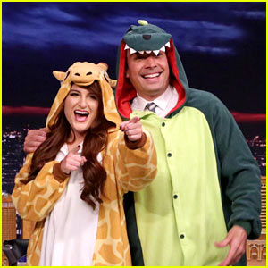 Meghan Trainor & Jimmy Fallon Rock Onesies on 'The Tonight Show' - Watch!