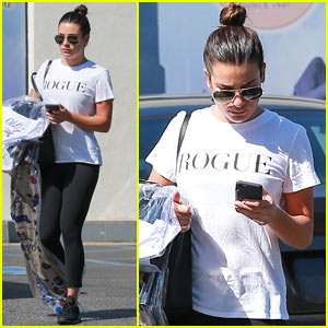 Lea Michele Goes 'Rogue' While Out in LA