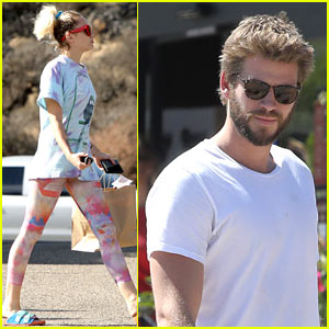 Miley Cyrus & Liam Hemsworth Kick Off Their Week With a Day Trip to Malibu