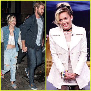 Miley Cyrus Tapes 'Fallon' Appearance, Goes on Date with Liam Hemsworth
