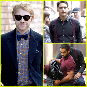 Rupert Grint Continues Filming 'Snatch' With Luke Pasqualino