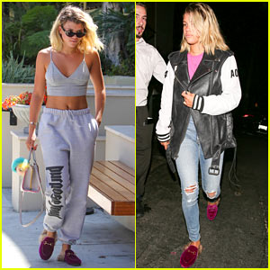 Sofia Richie Looks Comfy in Justin Bieber-Themed Sweatpants!
