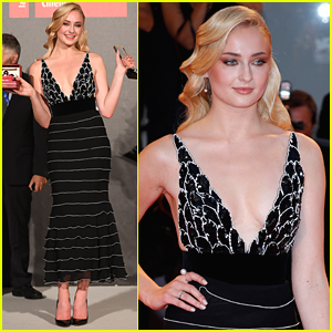 Sophie Turner Wows on Red Carpet For Kineo Diamanti Award Ceremony in Venice