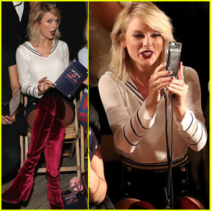 Taylor Swift & Martha Hunt Cheer On Gigi Hadid at 'TommyxGigi' NYFW Show