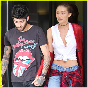 Zayn Malik Holds Hands With Gigi Hadid While Out & About in NYC!