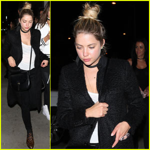 Ashley Benson Ends Her Week With a Girls' Night Out in West Hollywood!