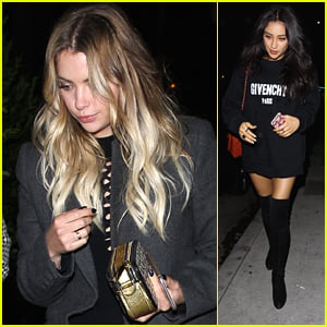 Ashley Benson & Shay Mitchell Have Night Out After PLL Moms Wrap on Series