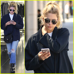 Ashley Benson Shops On Rodeo Drive After The Final PLL Table Read