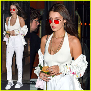 Bella Hadid Wears All White After Labor Day