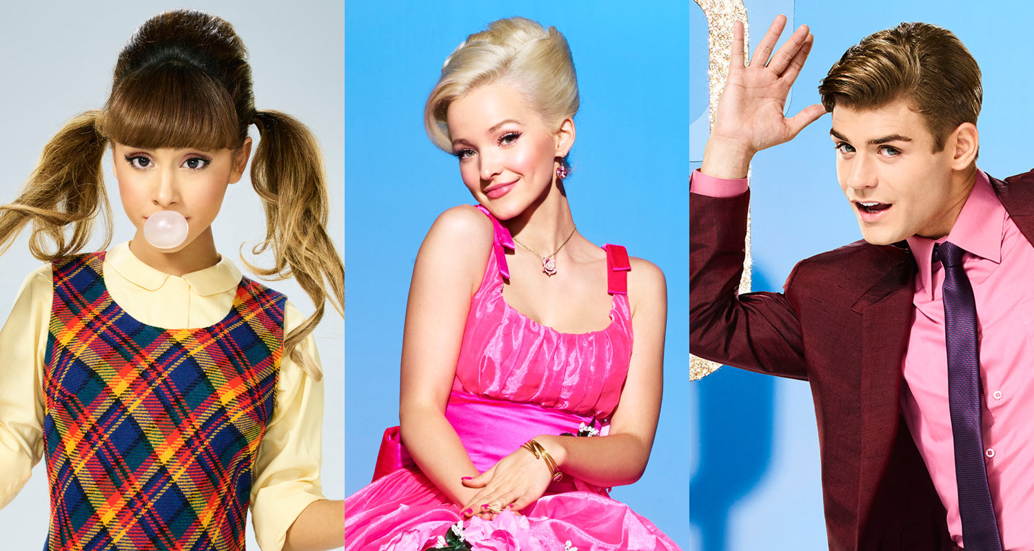 Dove Cameron Ariana Grande And Garrett Clayton Bust A Move In ‘hairspray