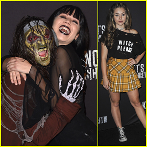 Jennette McCurdy Goes Goth For Knott's Scary Farm 2016 Opening
