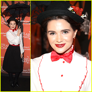 Katie Stevens Becomes Mary Poppins For Hilarity for Charity Halloween Event