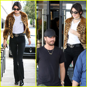 Kendall Jenner Goes Shopping with a Bodyguard
