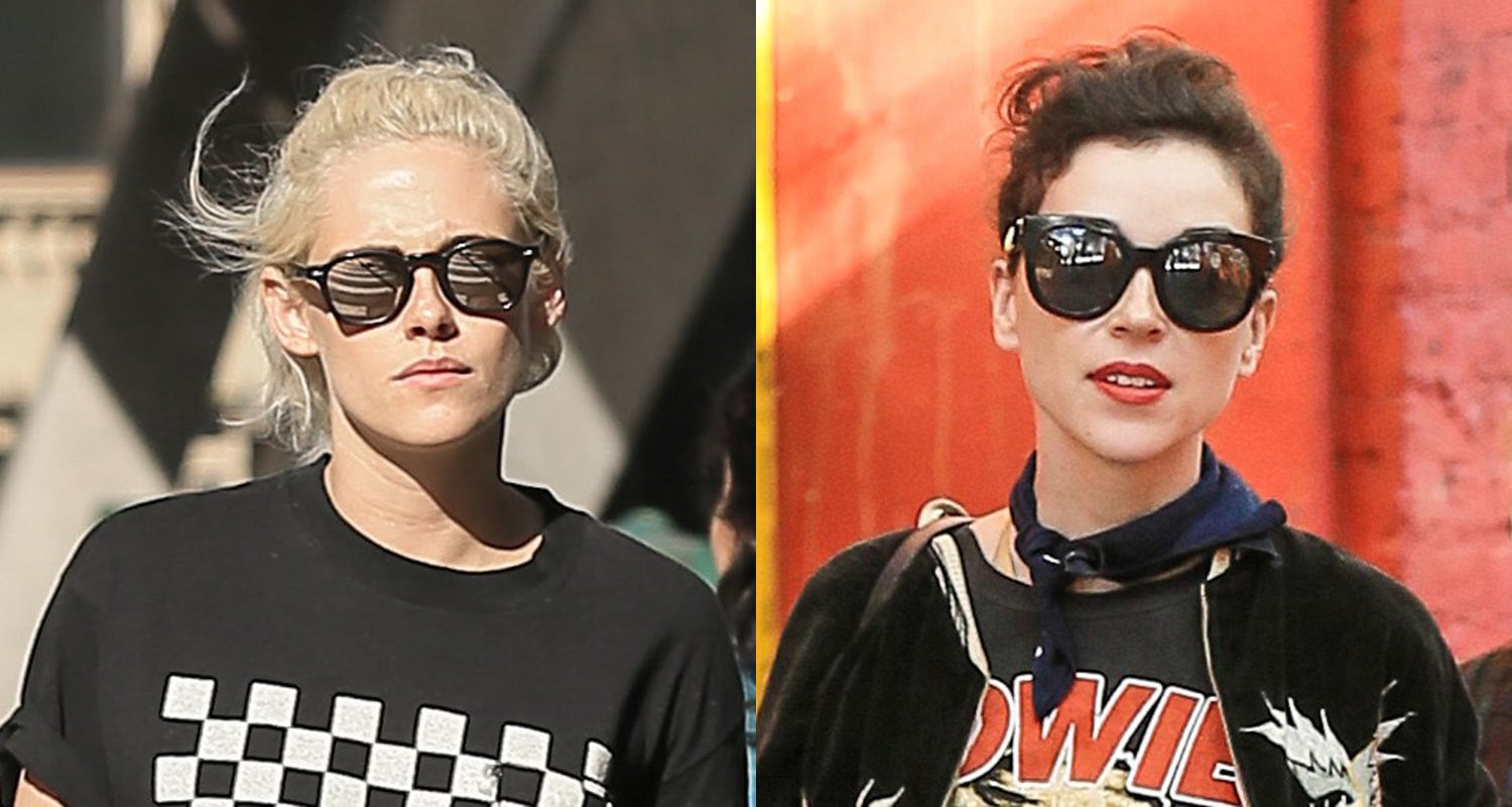 Kristen Stewart Hangs Out with Pal St. Vincent During NYFF 2016