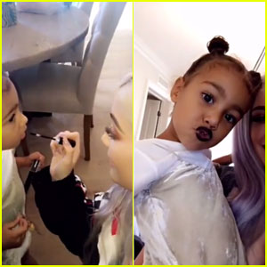 Kylie Jenner Gives North West a Makeover With Her New Lip Kit Color!