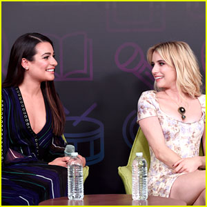 Lea Michele & Emma Roberts Bring 'Scream Queens' to EW PopFest!