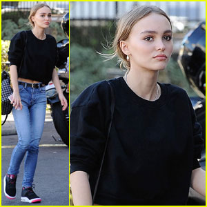 Lily-Rose Depp's Casual Style is On Point at Lunch in Los Feliz