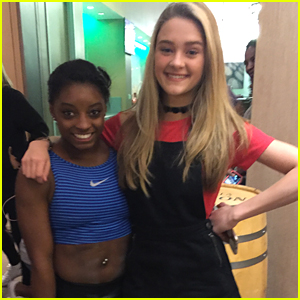 Lizzy Greene Meets Simone Biles After Wearing Her Leo at Kids Choice Sports Awards!