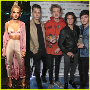 The Vamps Help Louisa Johnson Celebrate Her 'Notion' Mag Cover