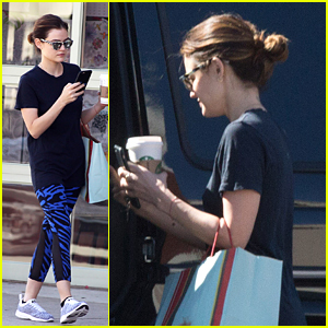 Lucy Hale Runs Early Morning Errands After Final Table Read for PLL