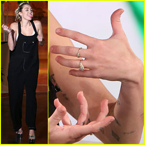 Miley Cyrus Asked About Engagement Ring From Liam Hemsworth - Watch Now!