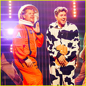 Niall Horan Makes a Halloween Music Video with James Corden!