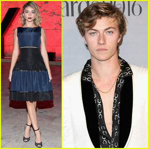 Sarah Hyland & Lucky Blue Smith Get Fashionable at InStyle Awards