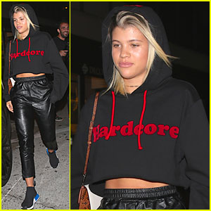 Sofia Richie Goes Hardcore For Dinner at Craig's