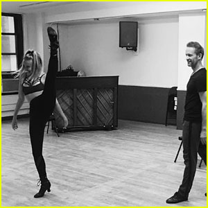 Veronica Dunne Shows off Incredible Dance Move During Broadway Rehearsal!